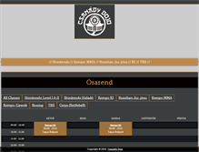 Tablet Screenshot of csanadydojo.com